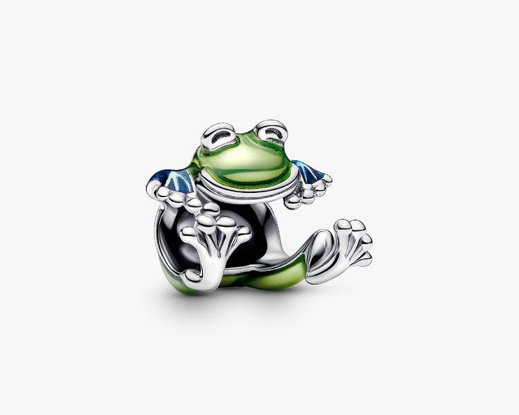 PANDORA - Charm Grenouille Grimpante - Argent Massif