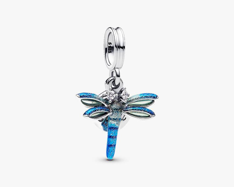 PANDORA - Charm Double Libellule - Argent Massif