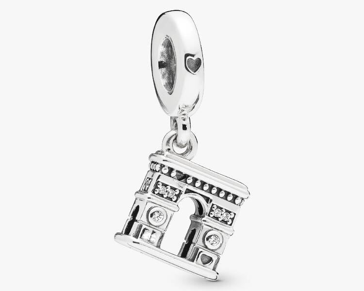 PANDORA - Charm Pendentif Arc de Triomphe - Argent Massif