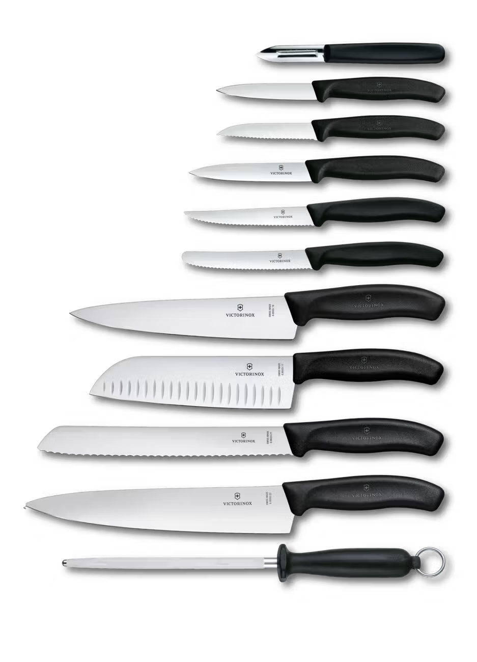 VICTORINOX - Bloc couteau cuisine - Swiss Classic - 11 pièces - 22cm