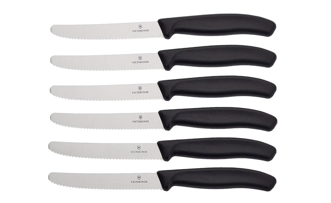 VICTORINOX - Set de couteaux à tomates et de table Swiss Classic - 6 pièces - 11 cm