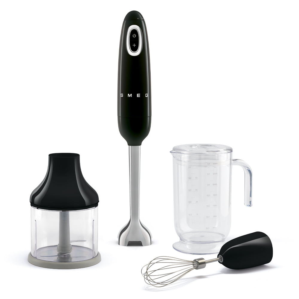 SMEG  Mixeur plongeant avec accessoires HBF03BLEU - Noir