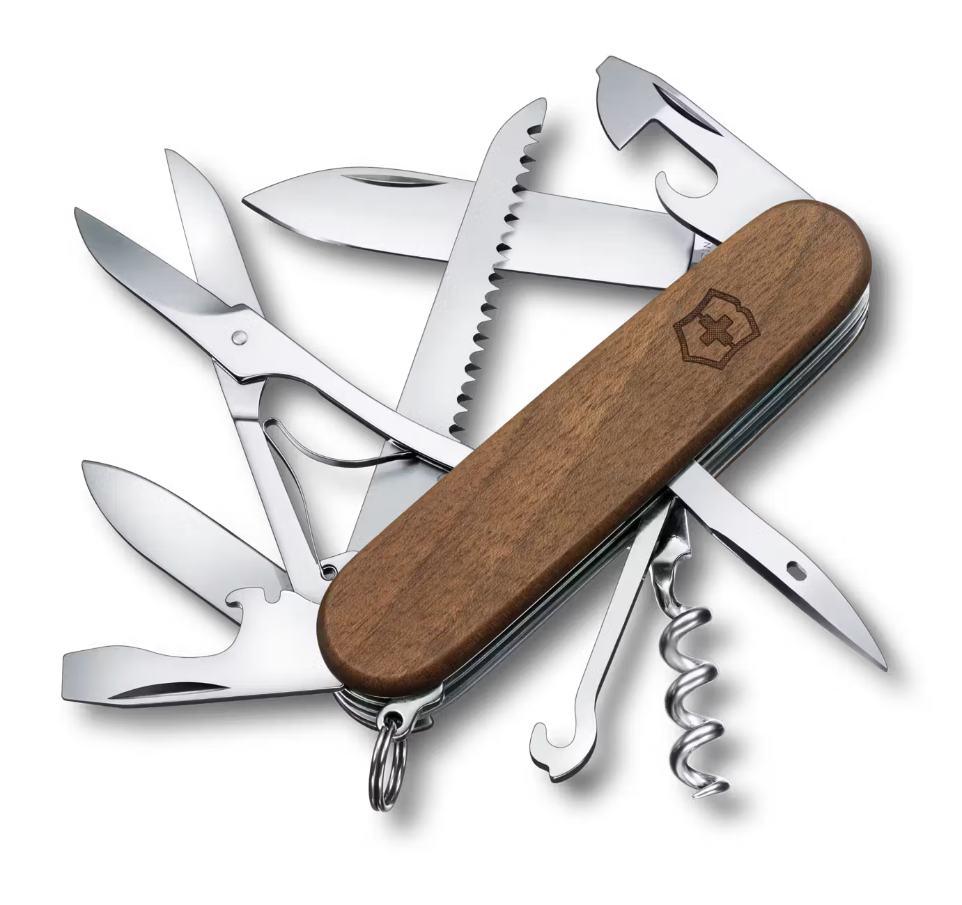 VICTORINOX - Couteau Huntsman Wood - Noyer