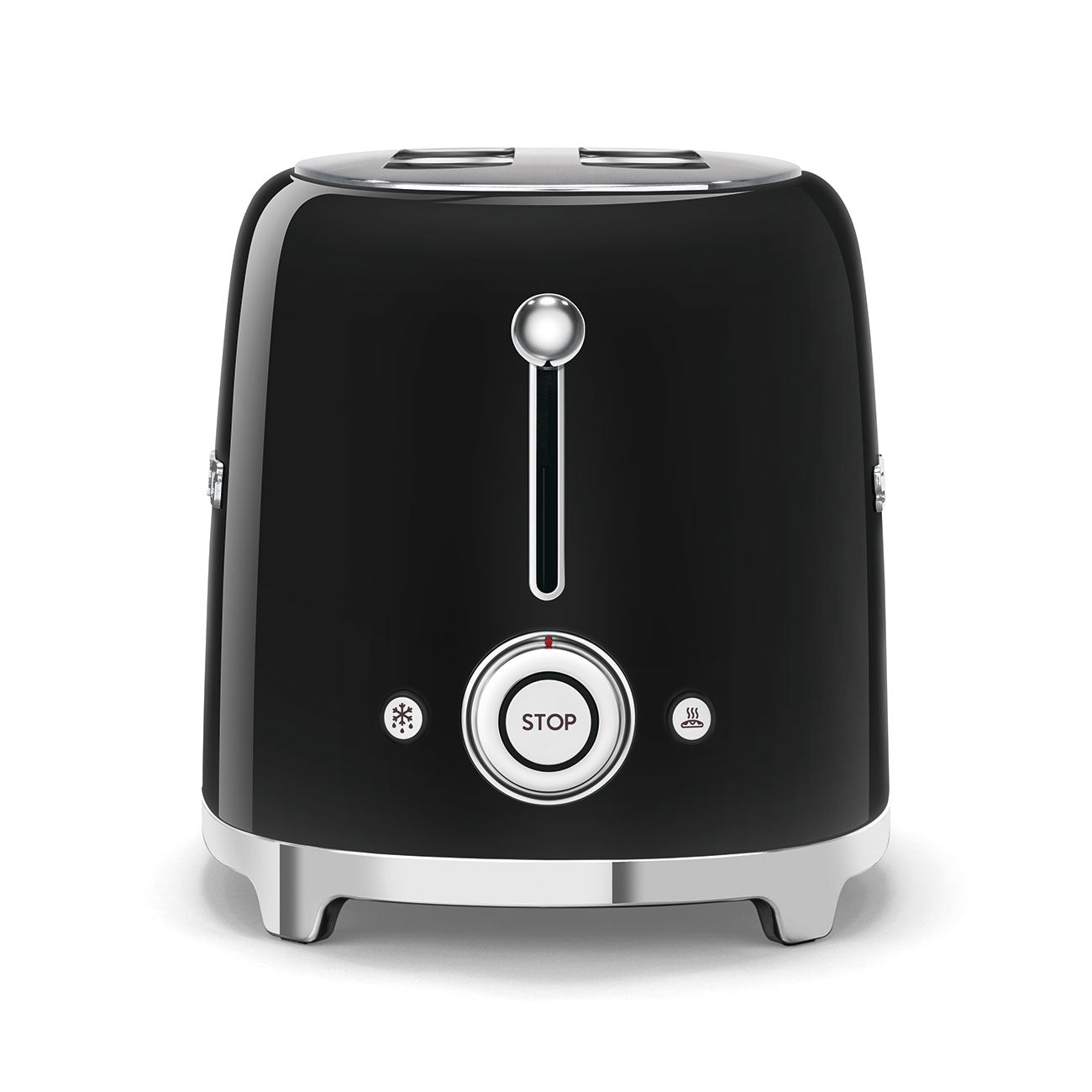 SMEG - Grille-pain 2 tranches Noir - TSF01BLEU