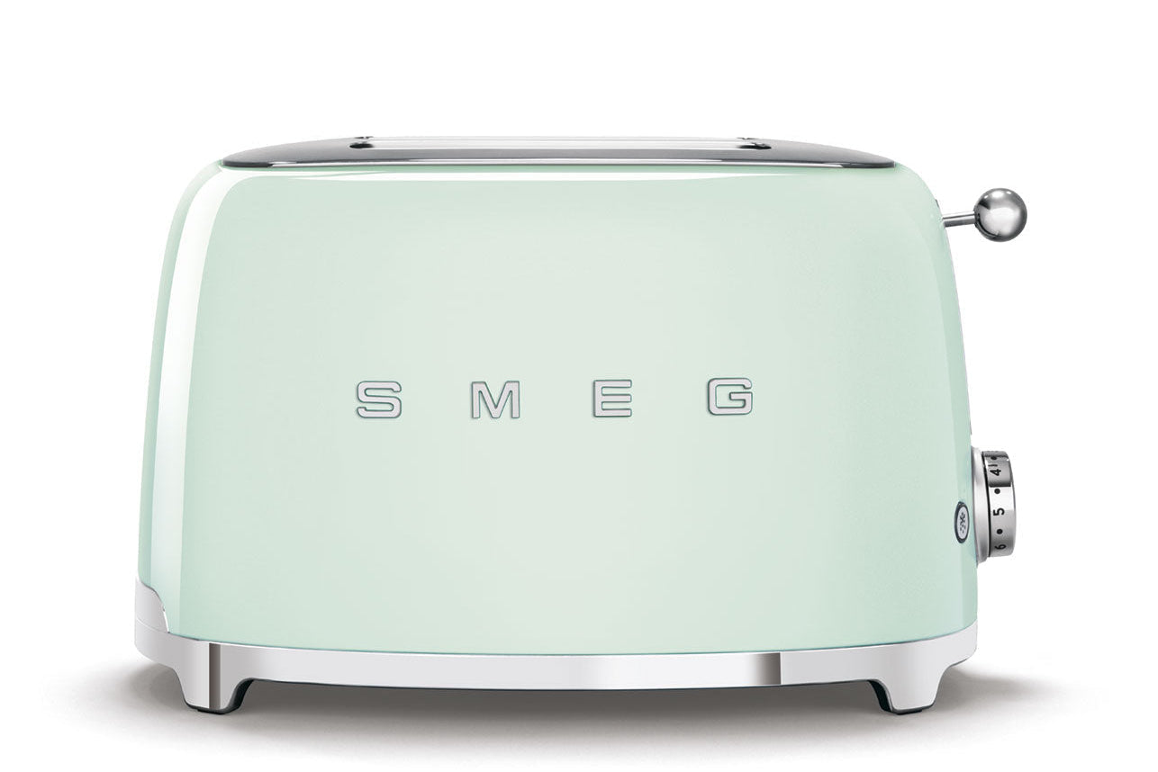 SMEG Grille-pain 2 tranches TSF01PGEU – Vert d'eau