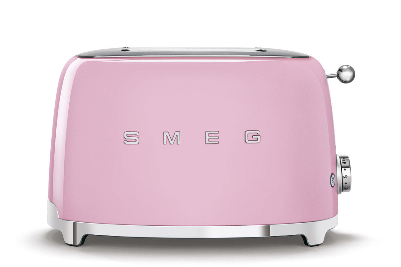 SMEG Grille-pain 2 tranches TSF01PKEU – Rose