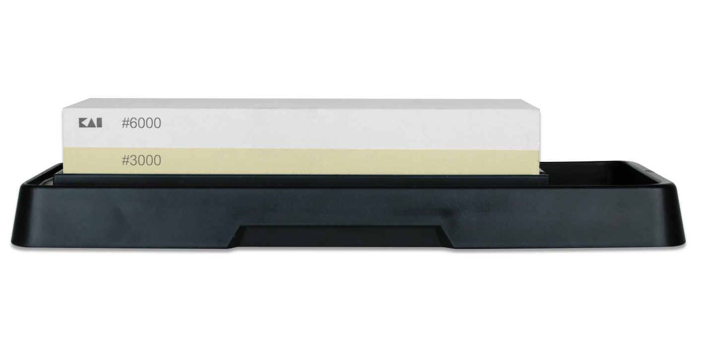KAI - Pierre  à aiguiser  3000/6000 avec socle réservoir